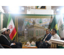 بازدید معاون پژوهشی «سمت» از غرفه بنیاد پژوهشهای آستان قدس رضوی